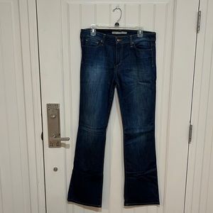 Joe’s Jeans Icon Muse Fit Denim Jeans size 30 flare wide leg